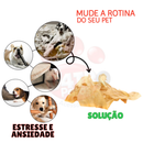 Brinquedo petisco pet para caes cachorro orelha bovina natural mordedor contra bafo tartaro kit 10