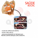 Brinquedo petisco pet para caes cachorro orelha bovina natural mordedor contra bafo tartaro kit 10