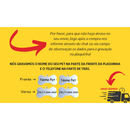 Coleira e guia para cachorro com plaquinha de identificação