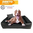 Cama Caminha Pet Cachorro Gato tamanho p,m,g confortável com zíper lavável + almofadinha