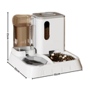 Bebedouro E Comedouro Alimentador Automático Gravidade Pet Cães e Gatos