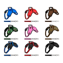 coleira e Guia para cachorro nome personalizado coleira peitoral conforto peiteira sistema amortecedor impacto regulagem