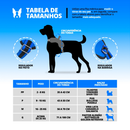 coleira e Guia para cachorro nome personalizado coleira peitoral conforto peiteira sistema amortecedor impacto regulagem