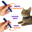 Coleira para Gato Anti Enforcamento com Identificação Nome e Telefone