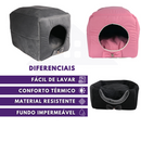 Caminha Pet Toca Iglu 3 EM 1 Cama Para Cães e Gatos Com Almofada